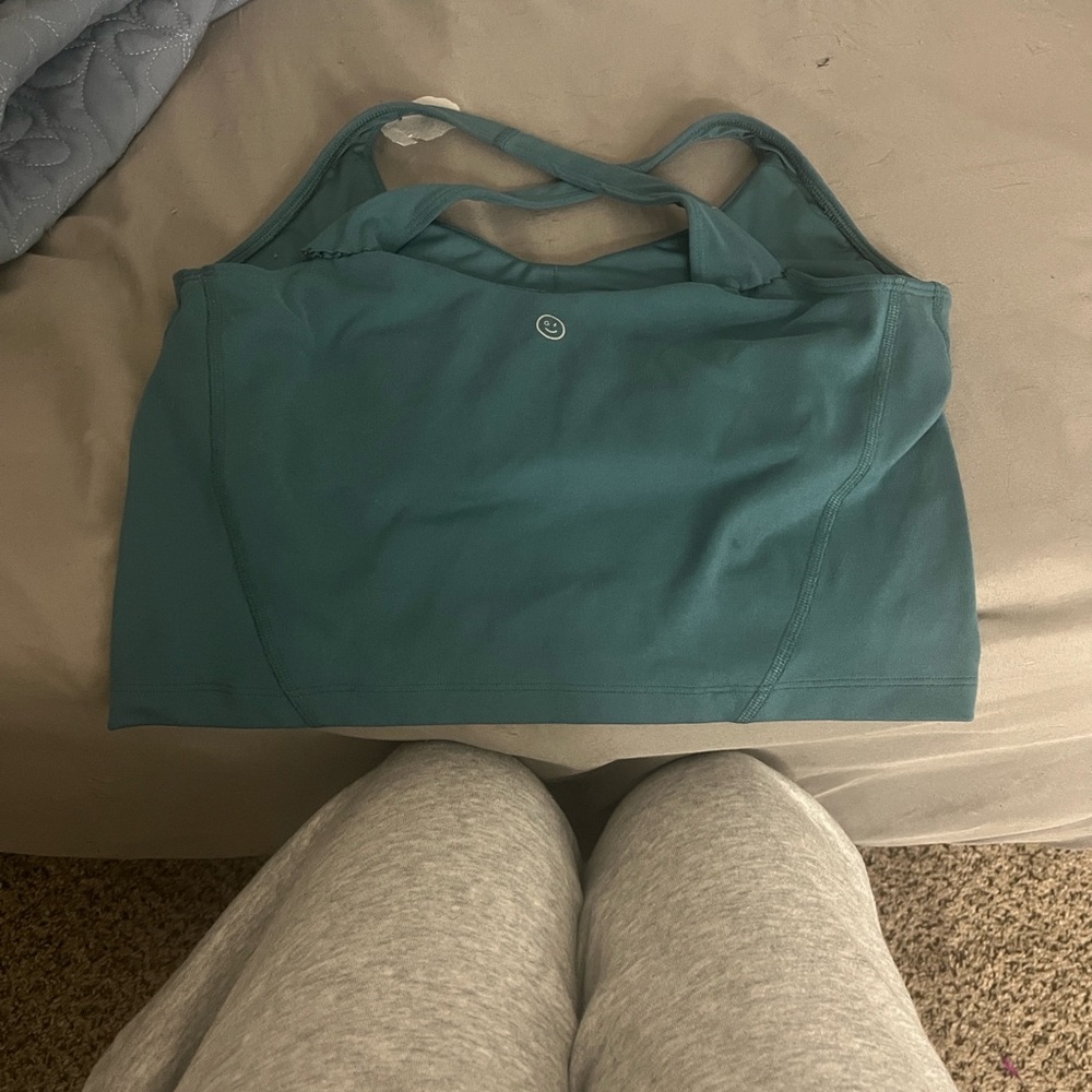 Gilly Hicks Teal Activewear Top